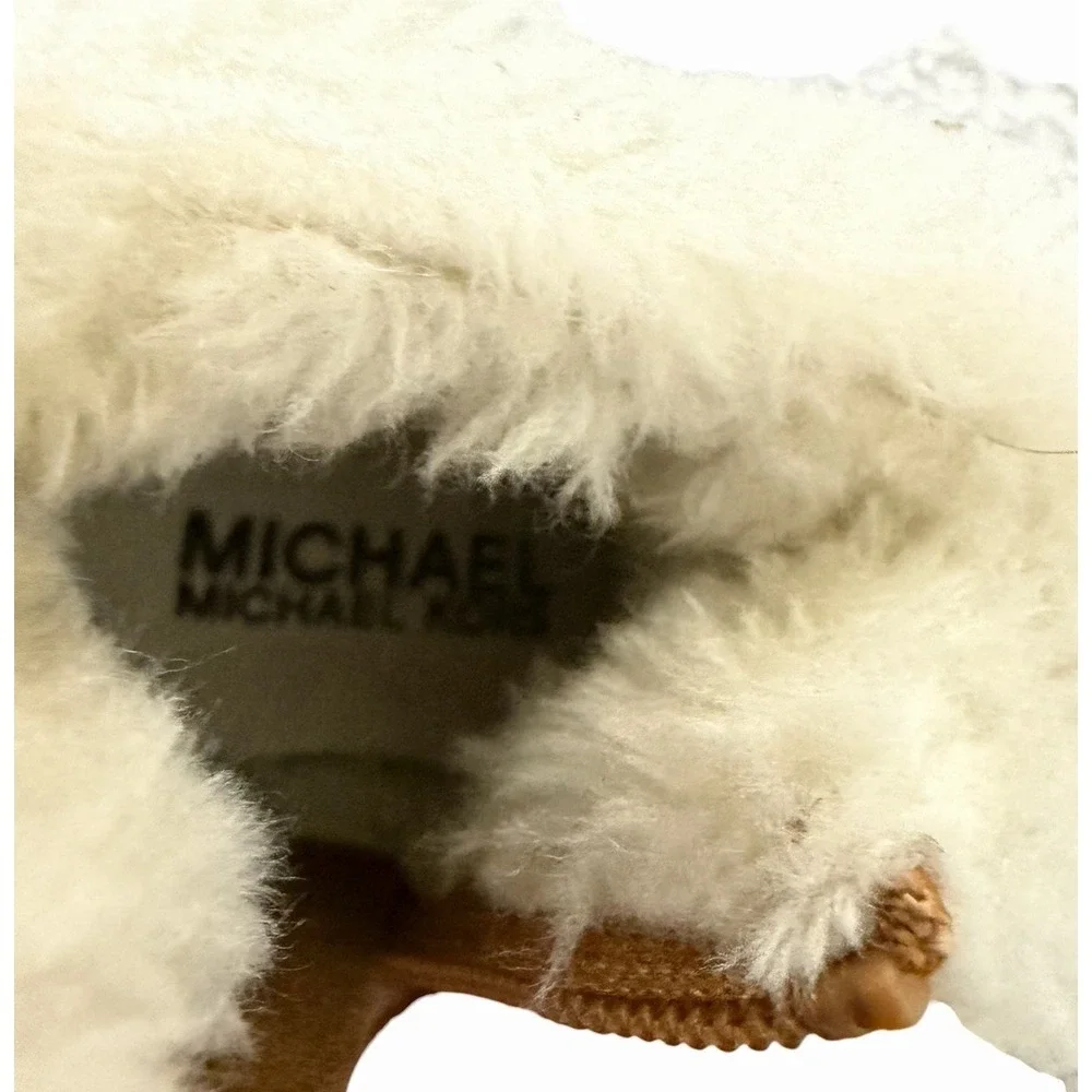 Michael Kors Baby Girl Grace Faux Fur‎ Booties Size 1